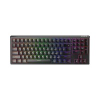 1ST PLAYER GA87(RGB) Black-Red Jixian Switches; Gasket mount; PC plate; Fine tuned satellite switch; All switch swappable; Type-C USB For Bond Wire Separation; Double-Sided Dual-Outlet Cable Management Port; Full N-Key Rollover Function with WIN lock; 21 