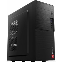 2E  ALFA (E1903U-400)with PSU 2EATX400, MidT,2xUSB2.0,1xUSB3.0, steel (side panel), black