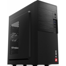 2E  ALFA (E1903U-400)with PSU 2EATX400, MidT,2xUSB2.0,1xUSB3.0, steel (side panel), black