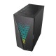 2E GAMING GALAXY (G2055) MidT, 2xUSB2.0,1xUSB3.0, 3x120mm ARGB+strip,TG (side panel),without PSU,black