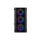 2E GAMING CALLEO (GB700) MiniT, Micro ATX,Mini ITX,2xUSB2.0,1xUSB3.0,4x120mm ARGB, TG (side panel), without PSU, black