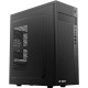 2E ALFA (E185) MidT,2xUSB2.0,1xUSB3.0, steel (side panel), without PSU, black