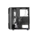 2E GAMING GALAXY (G2055) MidT, 2xUSB2.0,1xUSB3.0, 3x120mm ARGB+strip,TG (side panel),without PSU,black