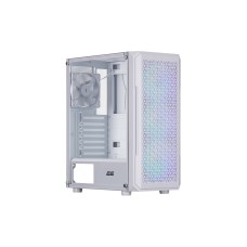 2E Gaming Hexagon G338W, without PSU, 2xUSB 3.0, 1xUSB Type-C, 1x120mm, 3x120mm ARGB, TG Side Panel, ATX, White