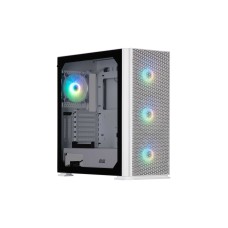2E GAMING GI01W without PSU, 2xUSB3.0, 1xUSBType-C, 3x140mm ARGB, 1x120mm ARGB, VGA 380mm, LCS ready, controller with remote, TG Side Panel, EATX, white
