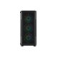 2E GAMING HEXAGON (G338) MidT,2xUSB2.0,1xUSB3.0, 1x120+3x120ARGB ,TG (side panel),without PSU,black