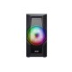 2E GAMING TURBO (G2057B) , MidT, 2xUSB2.0,1xUSB3.0, 1x200+3x120ARGB,TG (side panel),without PSU,black