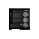 2E Gaming Fantom GK701B, without PSU, 2xUSB 3.0, 1xUSB Type-C, 4x120mm ARGB, controller with remote, TG Side/Front Panel, mATX, Black
