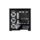 2E Gaming Fantom GK701B, without PSU, 2xUSB 3.0, 1xUSB Type-C, 4x120mm ARGB, controller with remote, TG Side/Front Panel, mATX, Black