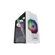 2E GAMING TURBO (G2057W) , MidT, 2xUSB2.0,1xUSB3.0, 1x200+3x120ARGB,TG (side panel),without PSU,whiteMidT
