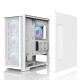 Zalman Z10 Duo without PSU, 2xUSB3.0, 1xUSB Type-C, 3x140mm ARGB, 1x120mm ARGB, VGA 395mm, LCS ready, TG Side Panel, EATX, white