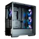 Zalman Z9 Iceberg MS without PSU, 2xUSB3.0, 2xUSB2.0, 1xUSB 3.1 Gen2 Type-C, 4x140mm ARGB, VGA 390mm, LCS ready, TG Side Panel, EATX, black