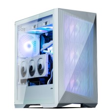 Zalman Z9 Iceberg MS without PSU, 2xUSB3.0, 2xUSB2.0, 1xUSB 3.1 Gen2 Type-C, 4x140mm ARGB, VGA 390mm, LCS ready, TG Side Panel, EATX, white