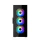 Zalman I3 Neo TG without PSU, 1xUSB3.0, 2xUSB2.0, 4x120mm ARGB, VGA 355mm, LCS ready, TG Side/Front Panel, ATX, black