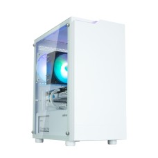 Zalman T4 Plus without PSU, 2xUSB3.0, 1xUSB2.0, 1x120mm ARGB, VGA 3200mm, TG Side Panel, mATX, white
