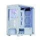 Zalman T4 Plus without PSU, 2xUSB3.0, 1xUSB2.0, 1x120mm ARGB, VGA 3200mm, TG Side Panel, mATX, white