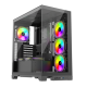 1st Player  Mi8 ATX Case included 4xFC7  ARGB Case fan Mi8-BK-3FC7R-1FC7
