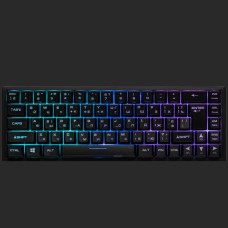 2E GAMING Membrane keyboard KG350 68key, USB-A, EN/UA/RU, RGB, black