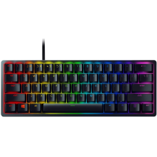 Razer Keyboard mechanical Huntsman Mini 61key, Red Switch, USB-A, EN, RGB, black