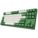 Akko Keyboard 3087 Matcha Red Bean Cherry MX Brown, RU, Green