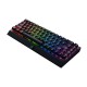 Razer Keyboard BlackWidow V3 Mini HyperSpeed RGB 68key Green Switch USB/WL/BT EN Black