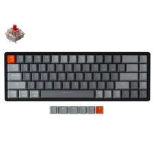 Keychron K6 68 Key Aluminum Frame Hot-Swap RGB Red