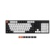 Keychron C2 104Key, Gateron G Pro Blue, USB-A, EN/UKR, White Led, Black