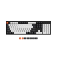 Keychron C2 104Key, Gateron G Pro Blue, Hot-Swap, USB-A, EN/UKR, RGB, Black