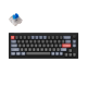 Keychron V2 68Key, K Pro Blue, Hot-Swap, QMK, Knob, USB-A, EN/UKR, RGB, Carb