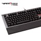 Viper V730 Mech. RGB-Keyboard, Tooling: Open, Features: Kailh Brown switches, 8 Multimedia control keys, Red LED, 6 level backlight dimming.