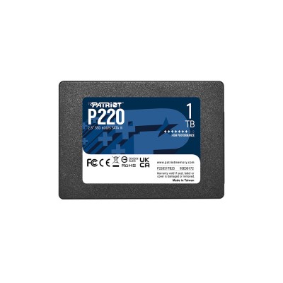 Patriot P220S1TB25 P220 1TB 2.5 SATA3 SSD