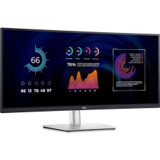 DELL Monitor 34" P3424WE HDMI, DP, USB-C, RJ-45, IPS, 3440x1440, 21:9, sRGB 99%, CURVED, HAS